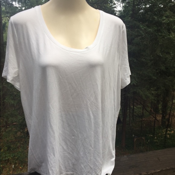 a new day Tops - A New Day White shirt sleeved  oversized T shirt top, HP25